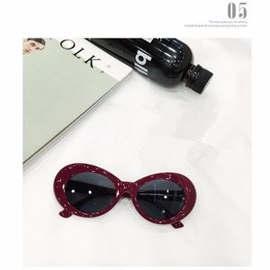 Purple vintage sunglasses